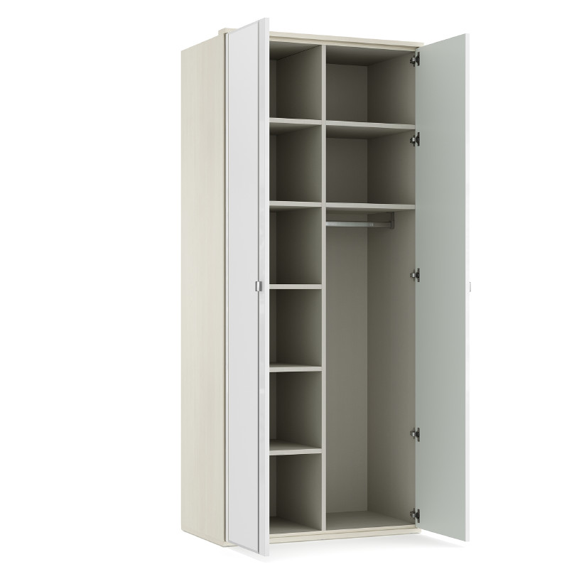 Двухдверный шкаф с зеркалом ELEGANTE LE5461.5