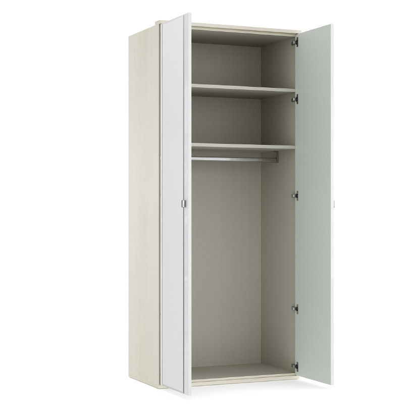 Двухдверный шкаф с зеркалом ELEGANTE LE5456.5