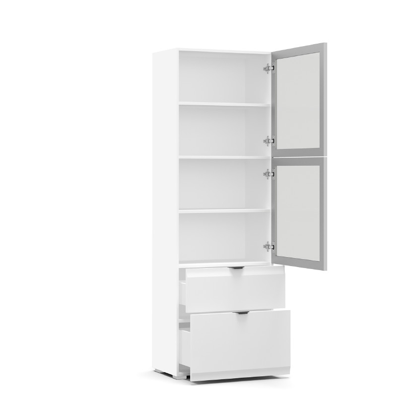 Шкаф-витрина с ящиками Turin TR1243.6