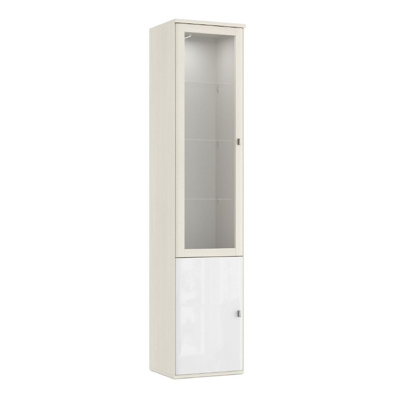 Шкаф-витрина со стеклянными полками ELEGANTE LE5372.2