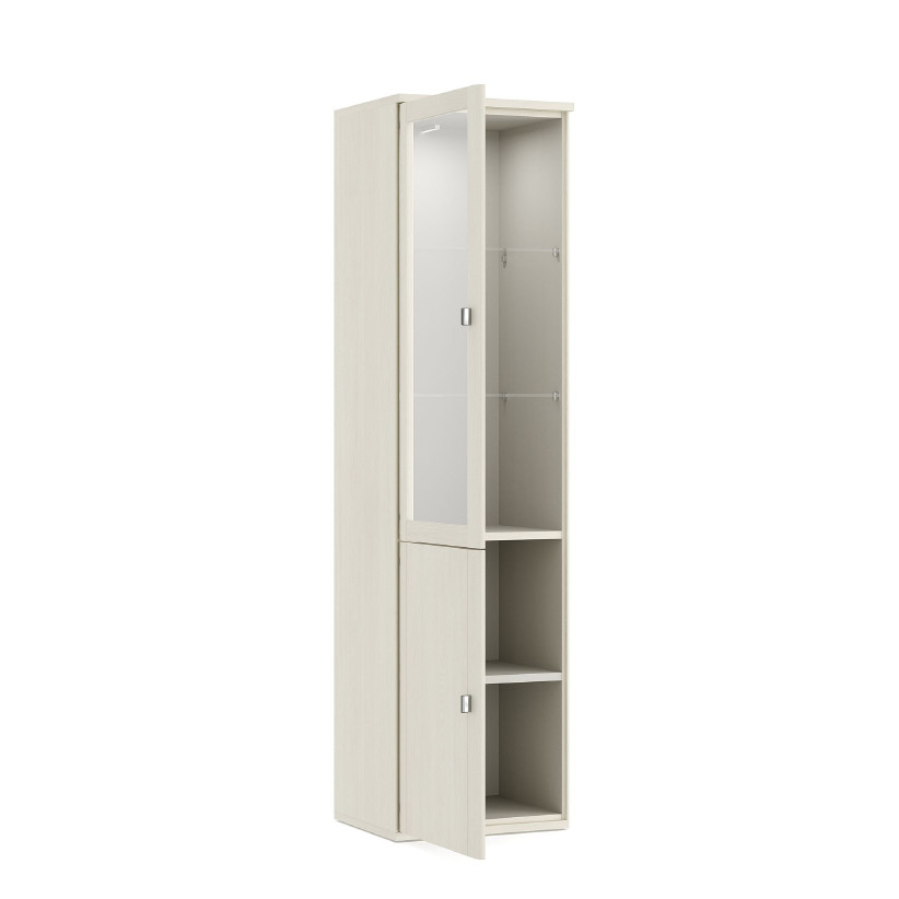 Шкаф-витрина со стеклянными полками ELEGANTE LE5352.1