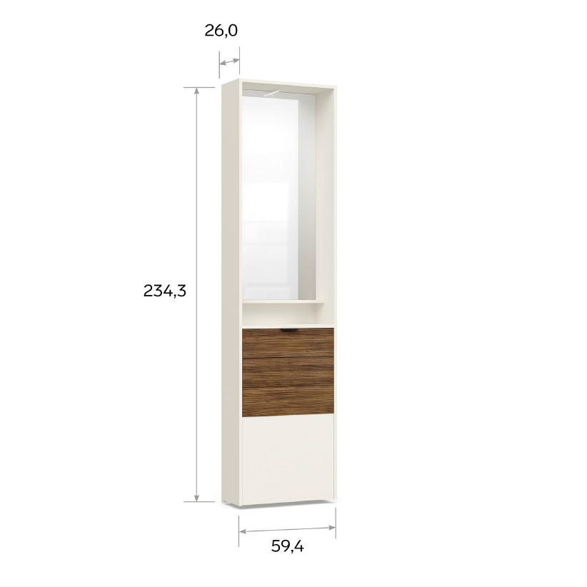 Завершающий шкаф MONAKO MN145.1
