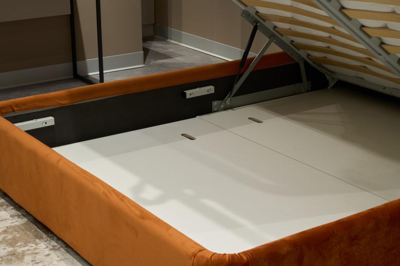 Двуспальная кровать с подъемным механизмом PLISSE NK183.22