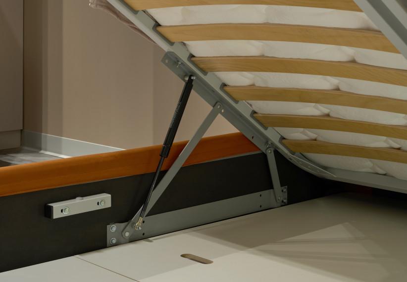 Двуспальная кровать с подъемным механизмом PLISSE NK183.22