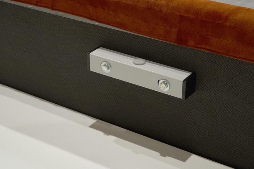 Двуспальная кровать с подъемным механизмом PLISSE NK183.22