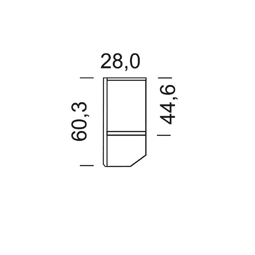 Завершающий шкаф Altera AL2272.2