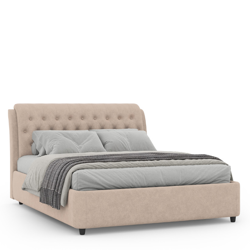 Двуспальная кровать с подъемным механизмом FLORINA NK313.04