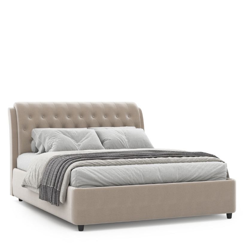 Двуспальная кровать с подъемным механизмом FLORINA NK314.21