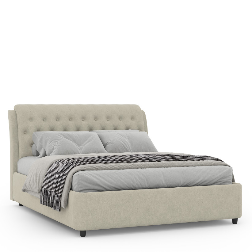 Двуспальная кровать с подъемным механизмом FLORINA NK314.02
